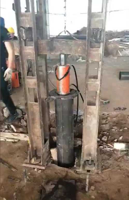 临沂蒙阴县钢管桩加固