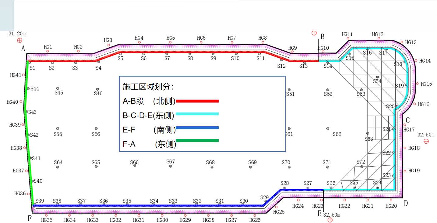临沂蒙阴县基坑支护设计